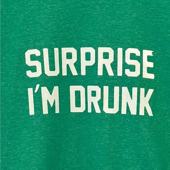 “Surprise I’m Drunk” Unisex Tee, size L/XL - Picture 2 of 4